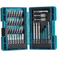 Makita Bohrer- und Bitset B-54106, 38-St., 38-tlg., inkl. Aufbewahrungskoffer