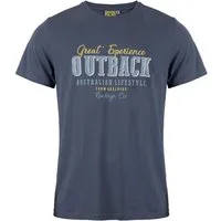 ROADSIGN australia T-Shirt Outback Mark (1, 1-tlg., 1) mit Outback Print, sportlicher Look, ideal für Freizeit & Urlaub