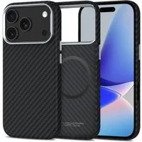TECH PROTECT Handyhülle Ion Carbon mit Magnetfunktion Kompatibel mit iPhone 17 Pro 6,3, Sportliche Carbonoptik mit stabiler Magnetfunktion für Zubehörhalt