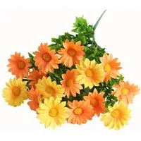 Kunstblume Kunstblumen wie Echt, Künstliche Blumen Balkonpflanzen Outdoor, Agger, Wetterfester Kunstblumenstrauß UV-beständig für Balkon & Deko