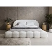 Compleo Polsterbett OMBIS, Wolkenbett mit Bettkasten und Lattenrost, Designer-Bett, MADE IN EU