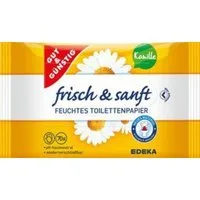 Gut & Günstig feuchtes Toilettenpapier feuchtes Toilettenpapier Kamille 2x70er NF 00274869, 1-tlg.