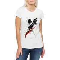 Urban Backwoods Print-Shirt Einheit Deutschland Damen T-Shirt Adler Elf Berlin Germany Mannschaft (1-tlg) Fußball WM Soccer Football