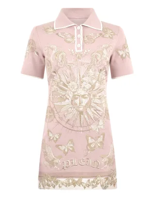 Polo Mini Dress Butterfly Tattoo