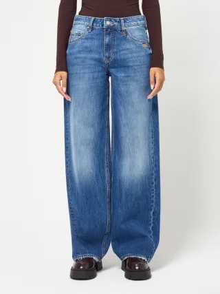 GANG Damen Jeans 94CORA - baggy fit rough midblue