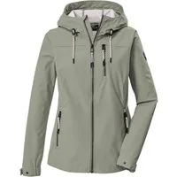G.I.G.A. DX by killtec Softshelljacke GS 111 WMN SFTSHLL JCKT Atmungsaktive, wasserabweisende Damenjacke mit verstellbarer Kapuze