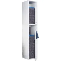 VCM Hochschrank Dreso I XXL 184x35x39cm (1-St) Holz Wäscheschrank, Wäschetruhe, Wäschekorb, Badregal