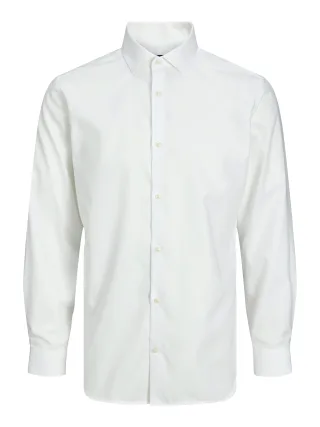 JACK&JONES - JPRBLAPARKER SHIRT L/S NOOS White - Gr. - L