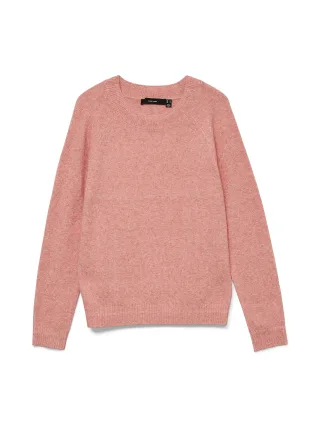 VERO MODA - VMDOFFY LS O-NECK BLOUSE GA NOOS Coral Paradise - Gr. - L