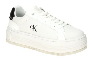 Calvin Klein Damenschuhe YW01766 01W BOLD FLATF LOW LACE - Sportliche Plateau...
