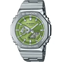 CASIO G-SHOCK Chronograph GM-2110D-3AER, Quarzuhr Armbanduhr,Herren,digital,bis 20bar wasserd.,Edelstahlarmband