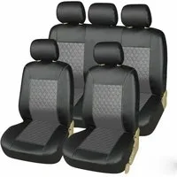 GarveeMore Autositzbezug 9-Teile Auto-Sitzbezug-Set, Universal, 3D-Atmungsaktive Mesh-Optik