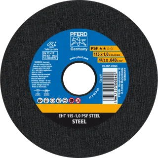 PFERD TOOLS Trennscheibe EHT gerade Universallinie PSF STEEL für Stahl - 61730010
