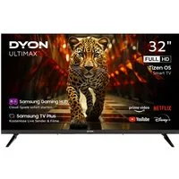 Dyon Ultimax 32F-TI LED-Fernseher (80 cm/32 Zoll, Full HD, Smart-TV, 32" Ultimax Full HD Smart TV, Tizen OS, Gaming Hub, Triple-Tuner)