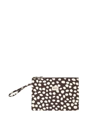 Barts - Clutch aus Baumwolle mit Print Braun - Gr. - OS