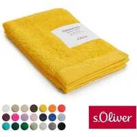 s.Oliver Gästehandtuch s.Oliver, Premium Qualität, 600 gr/m², auch als Sets erhältlich, Walkfrottier (1-St), große Farbauswahl, auch als Duschtuch, Waschhandschuh, Handtuch