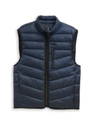 Tom Tailor - Lightweight Steppweste mit Stehkragen sky captain blue - Gr. - XXXL
