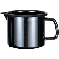 GSW Milchtopf Profi-Black-Star, Stahl-Emaille (1-tlg), 1,5 Liter, Induktion