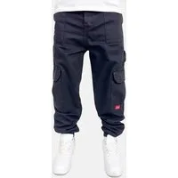 DADA Supreme Regular-fit-Jeans Baggy Denim Hose mit Utility Look und Cut-Off Details Worker Baggy Pants
