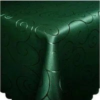 Tischdecke Ornamente 90x90 Dunkelgrün Tischdecke Pflegeleicht, strapazierfähig