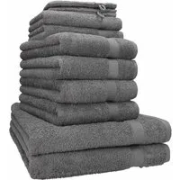 Betz Handtücher 10-teiliges Handtuch Set Premium, 100% Baumwolle (10-St), 4 Handtücher 50x100 cm, 2 Duschtücher 70x140 cm, 2 Gästetücher 30x50