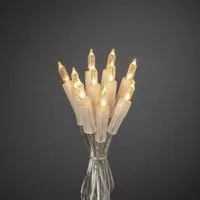 KONSTSMIDE LED-Lichterkette LED Mini-Lichterkette 20er warmweiß Kabel klar 2,85m 6301-103
