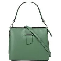 Cluty Henkeltasche (1-tlg), echt Leder, Made in Italy