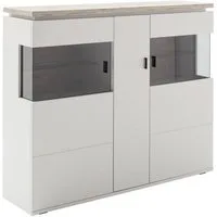 HARPER Highboard Highboard HARPER MANAGUA BHT 150x124x37 cm Hochkommode