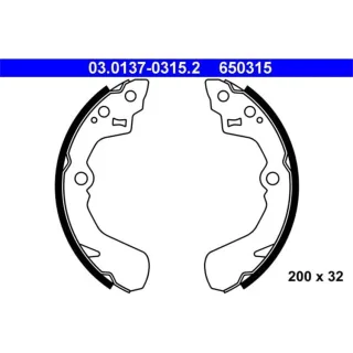 ATE Bremsbacken hinten Daihatsu Subaru Suzuki