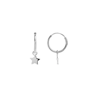 Luxenter Ohrringe, unverzichtbar aus 925er Sterlingsilber mit rhodinierter Oberfläche