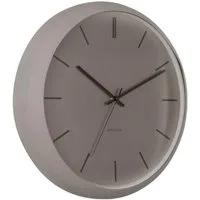 Karlsson Uhr Wanduhr Nirvana Globe Dark Warm Grey (40cm)
