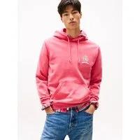 Tommy Jeans Hoodie TJM WASHED CREST PLAY regular fit, Sweatshirt, Rückenprint
