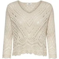 JDY Strickpullover New Sun (1-tlg) Lochmuster