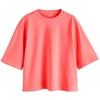 Next T-Shirt Kastiges, schweres Oversized Fit T-Shirt (1-tlg)