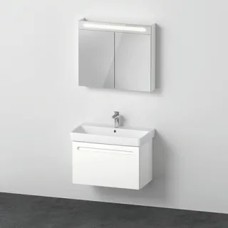Duravit Duravit No.1 Möbelwaschtisch mit Waschtischunterbau und Spiegelschrank 800x450x2000 mm - N10 N10169018180000