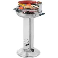 Tepro Holzkohlegrill Edelstahl-Säulengrill, BxTxH: 58x43x83 cm