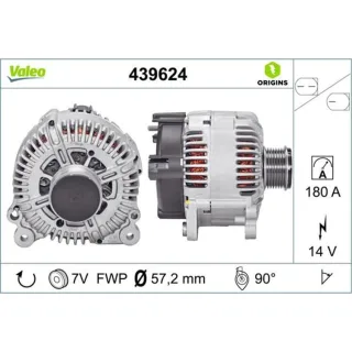 Valeo Lichtmaschine 180A Audi Q7 Porsche Cayenne VW Touareg 3,6 439624