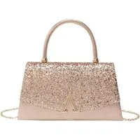 nsihing Clutch Damen Clutch, Glitzer Abendtasche mit Abnehmbarer Kette, Elegante Partytasche für Hochzeit, Ball & Cocktail Veranstaltungen