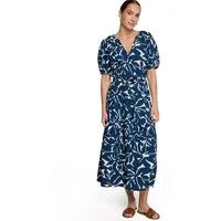 Zero Maxikleid Damen kurzarm Material.