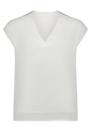 Betty & Co - Blusenshirt Rohweiß - Gr. - XL