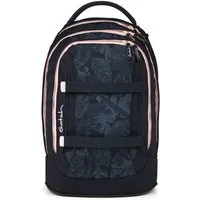 Satch Schulranzen Schulrucksack PACK Midnight Jungle (1 Stück), ergonomisch, Your-Size-System, 5 Fächer