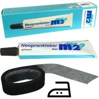 M2 Neoprenanzug M2 Neopren Nahtband 20mm aufbügeln Neoprenanzug Reperatur Set + Kleber