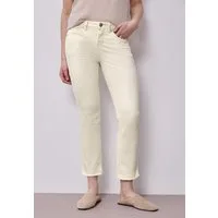STREET ONE Slim-fit-Jeans Style Tilly Straight Legs Jeans mit fransigem Saum