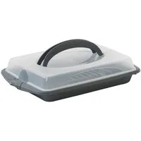 kela Kuchentransportbox Deli, PP-Kunststoff, Tragegriff, abnehmbarer Deckel