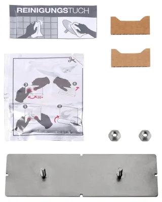 KEUCO Klebe-Set 4 für Edition 11 Duschkörbe und Elegance Feuchtpapierbox, 04994000400 04994000100