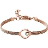SKAGEN Edelstahlarmband Skagen Damen-Armband Edelstahl 1 Glasstein