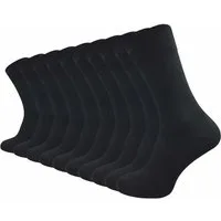 GAWILO Businesssocken für Damen & Herren aus hochwertiger Baumwolle ohne drückende Naht (10 Paar) Socken für den anspruchsvollen Alltag in schwarz, grau, blau und braun