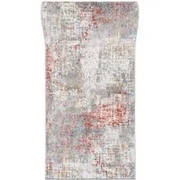 Mazovia Läufer Läufer FlurLäufer Modern für Vorzimmer Schlafzimmer - Abstrakt Muster, 60 x 100 cm, Kurzflor, Meterware