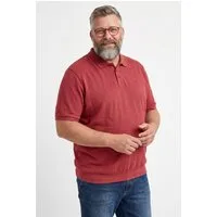 Men Plus Poloshirt Poloshirt Bauchfit Basic Piqué Halbarm