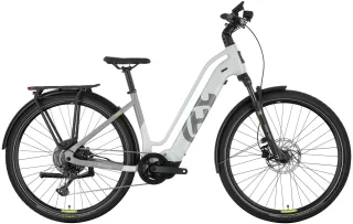Husqvarna E-BICYCLES "E-Trekkingbike Grand Pather 4" 11 Gang Tektro RD-M550 Schaltwerk Kettenschaltung Mittelmotor 250 W tiefer Einstieg, 28", Yamaha Motor, Scheibenbremsen, Straßenzulassung, Pedelec, Elektrofahrrad für Herren